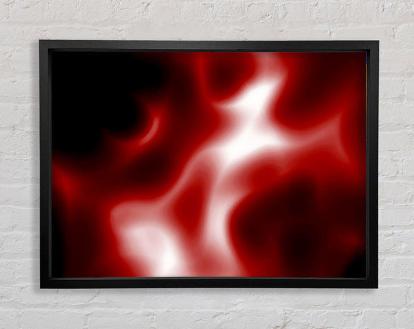 Through The Red Mist Framed Print