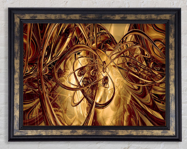 Through The Tunnels Of Time Framed Print