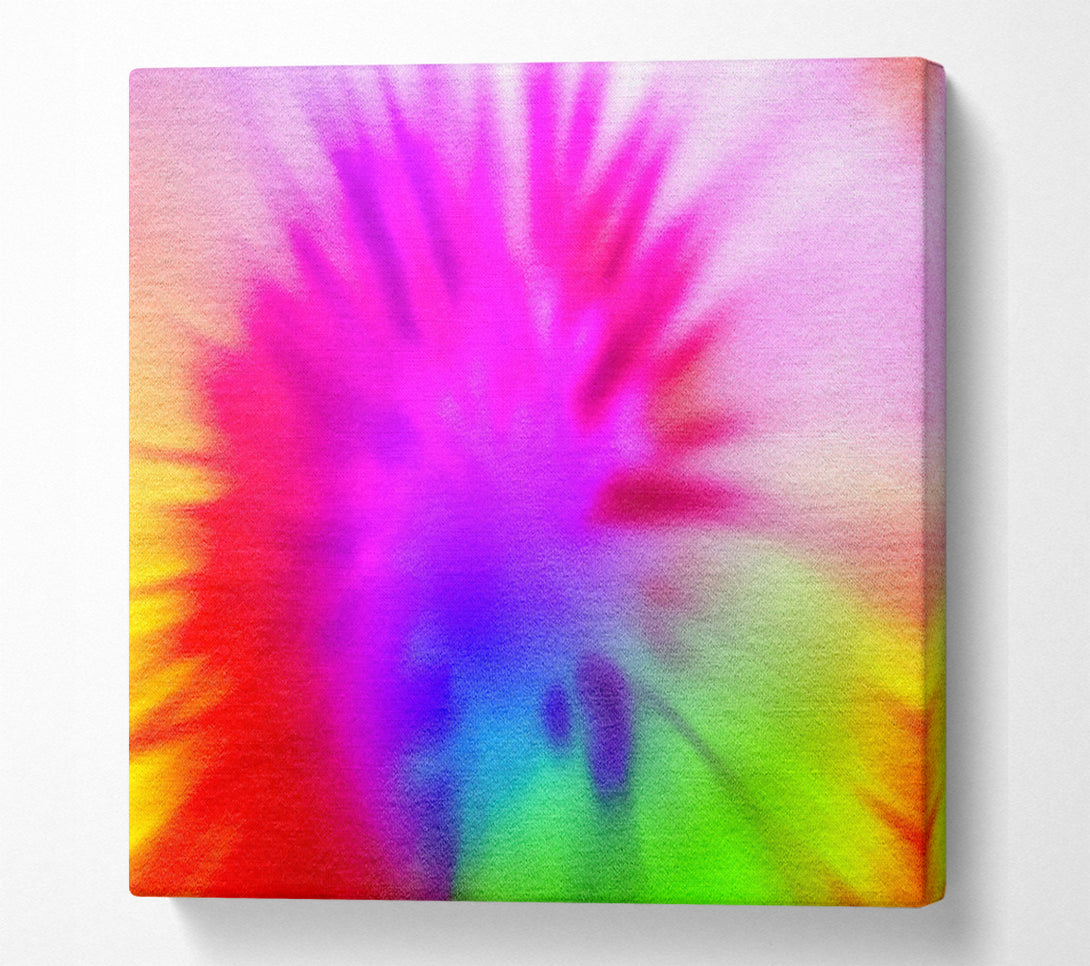  A Canvas Print of Tie Dye Canvas Art