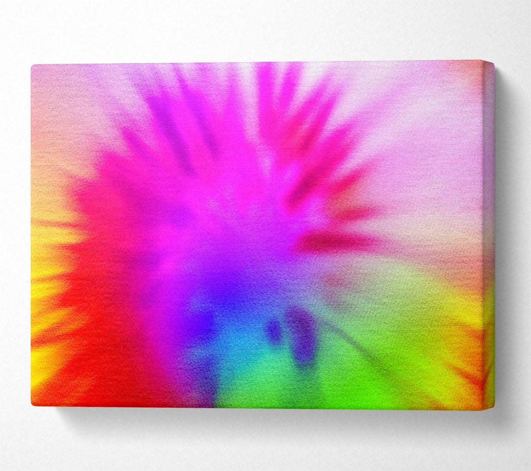  A Canvas Print of Tie Dye Canvas Art