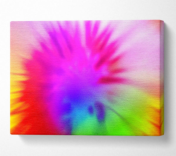  A Canvas Print of Tie Dye Canvas Art