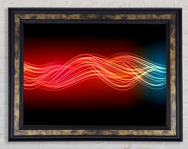 Time Lines Framed Print