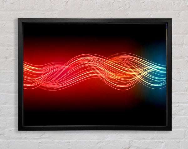 Time Lines Framed Print