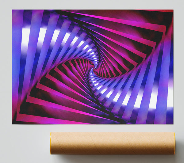 Time Tunnel Continum Poster