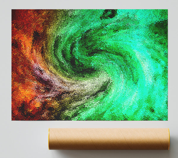 Time Tunnel Explosion Poster