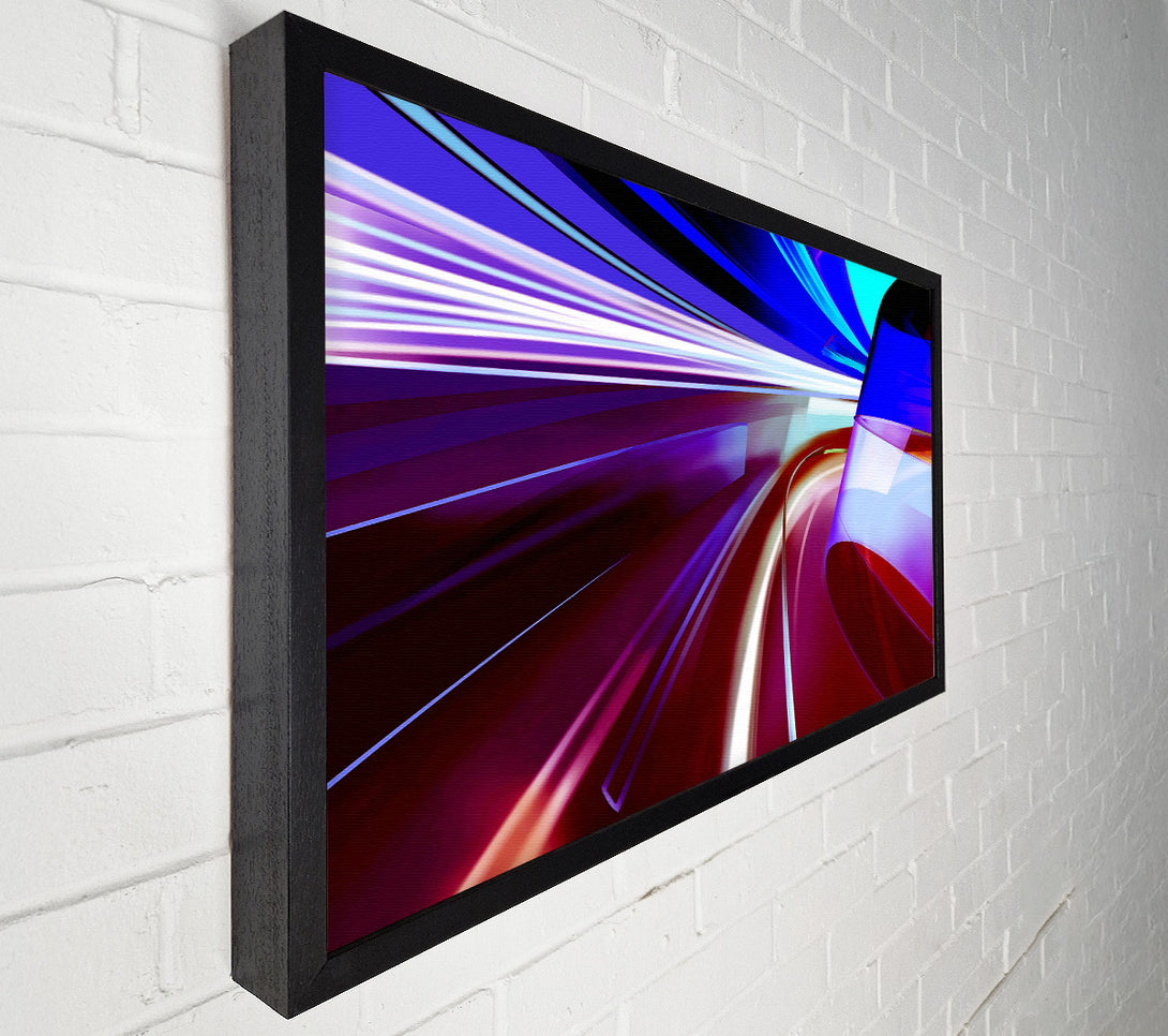  A Canvas Print of Time Tunnel Rainbow Canvas Print