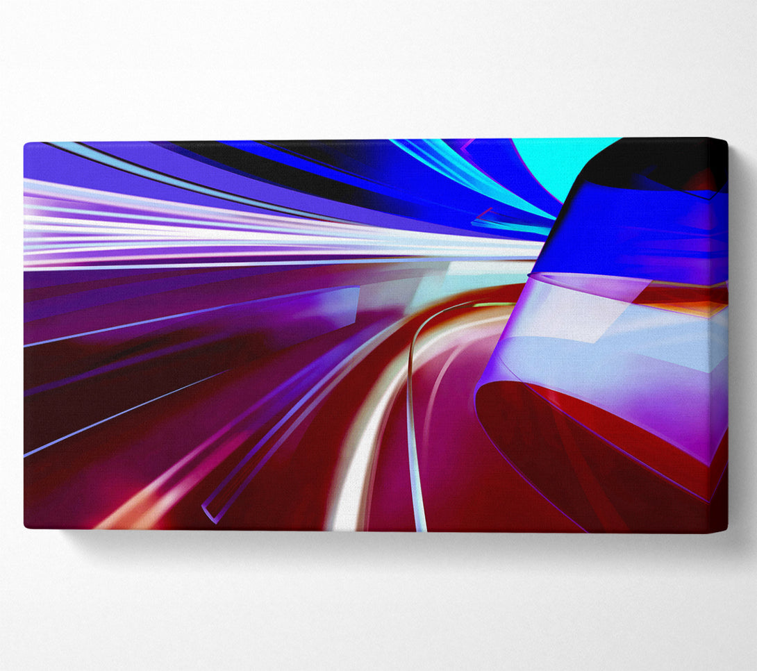  A Canvas Print of Time Tunnel Rainbow Canvas Print