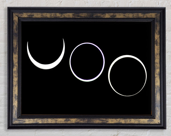 Total Eclipes Framed Print