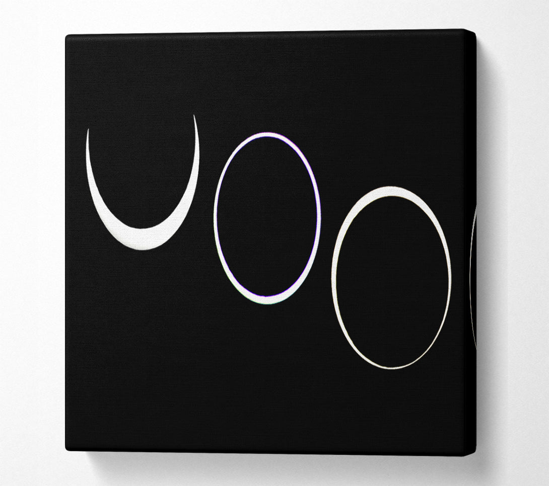  A Canvas Print of Total Eclipes Canvas Art