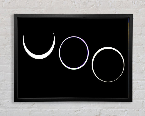 Total Eclipes Framed Print