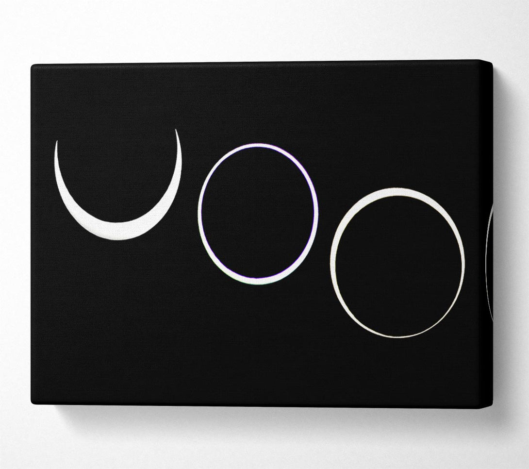  A Canvas Print of Total Eclipes Canvas Art