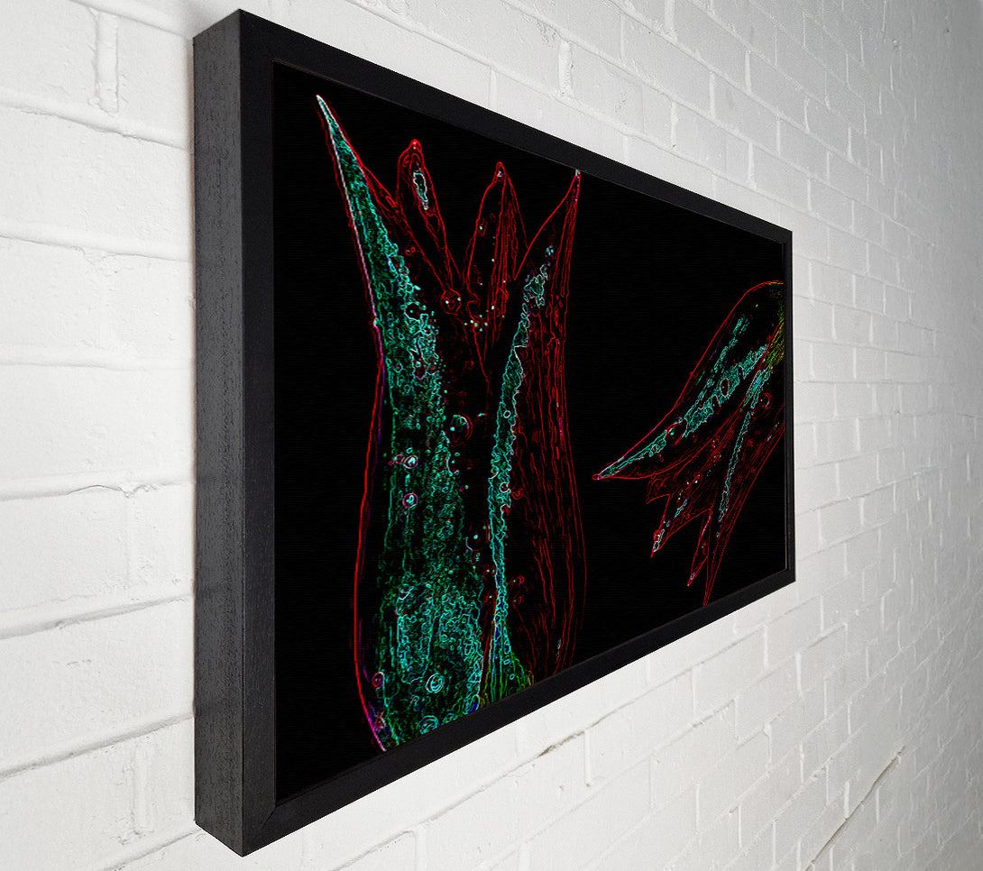  A Canvas Print of Twin Flowers Canvas Print