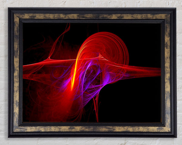 Twist Of Heat Framed Print