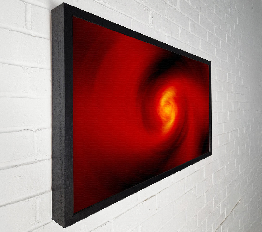  A Canvas Print of Twist Of Red Canvas Art