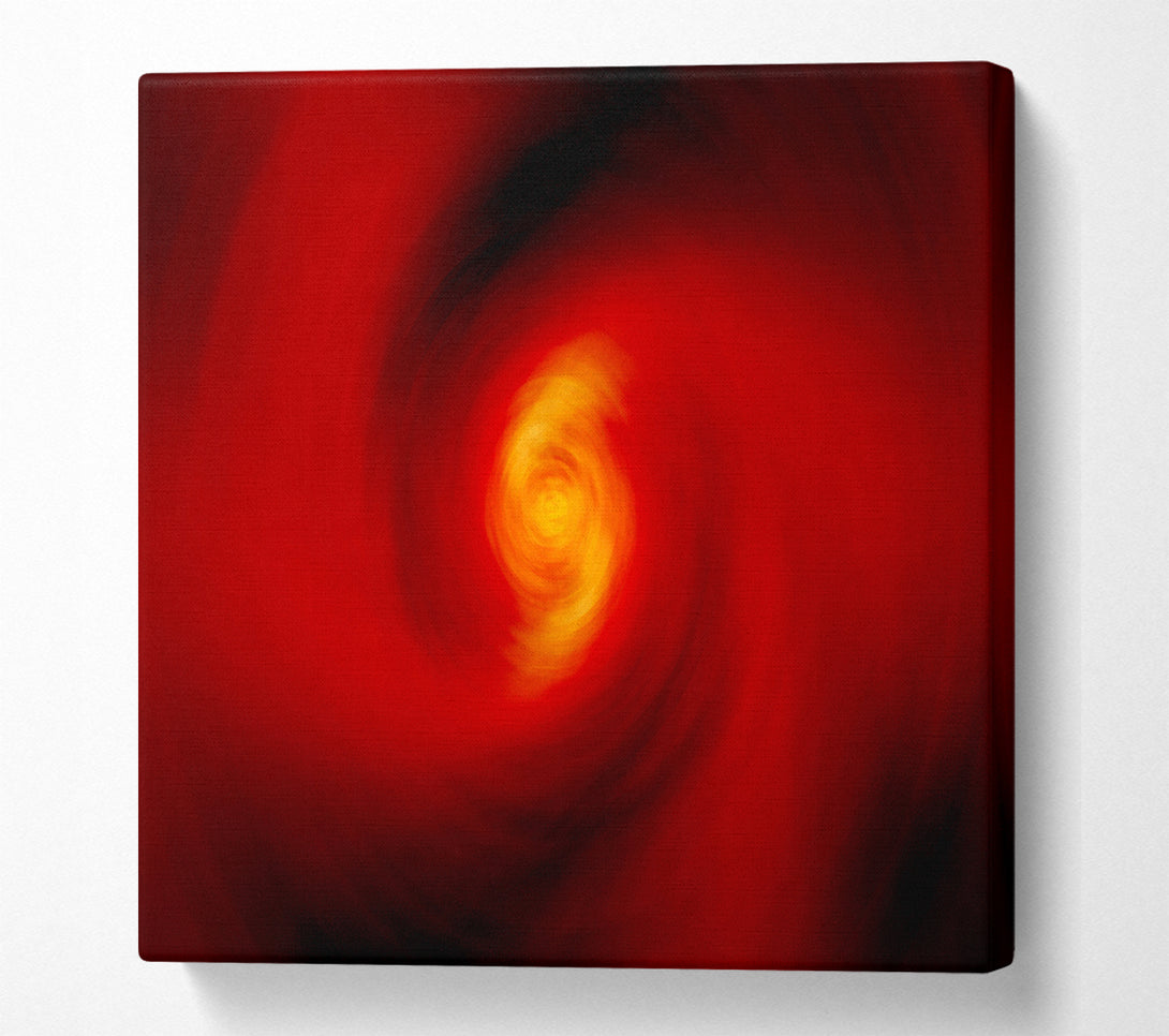  A Canvas Print of Twist Of Red Canvas Art