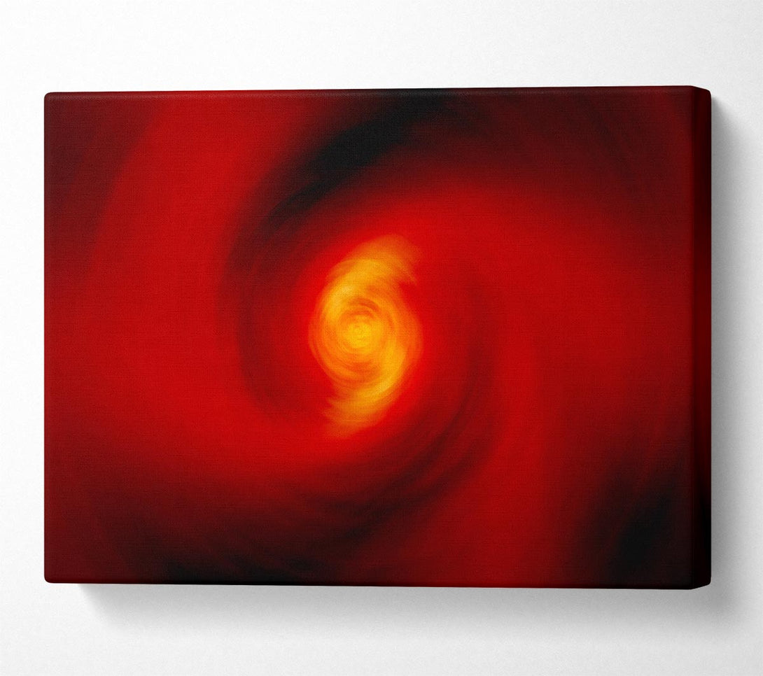  A Canvas Print of Twist Of Red Canvas Art