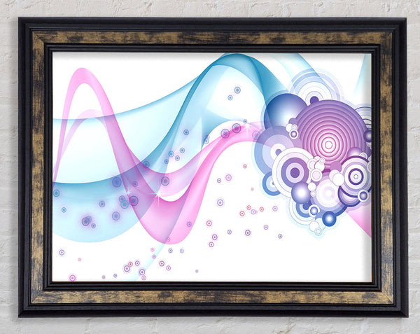 Baby Pink Blues Framed Print