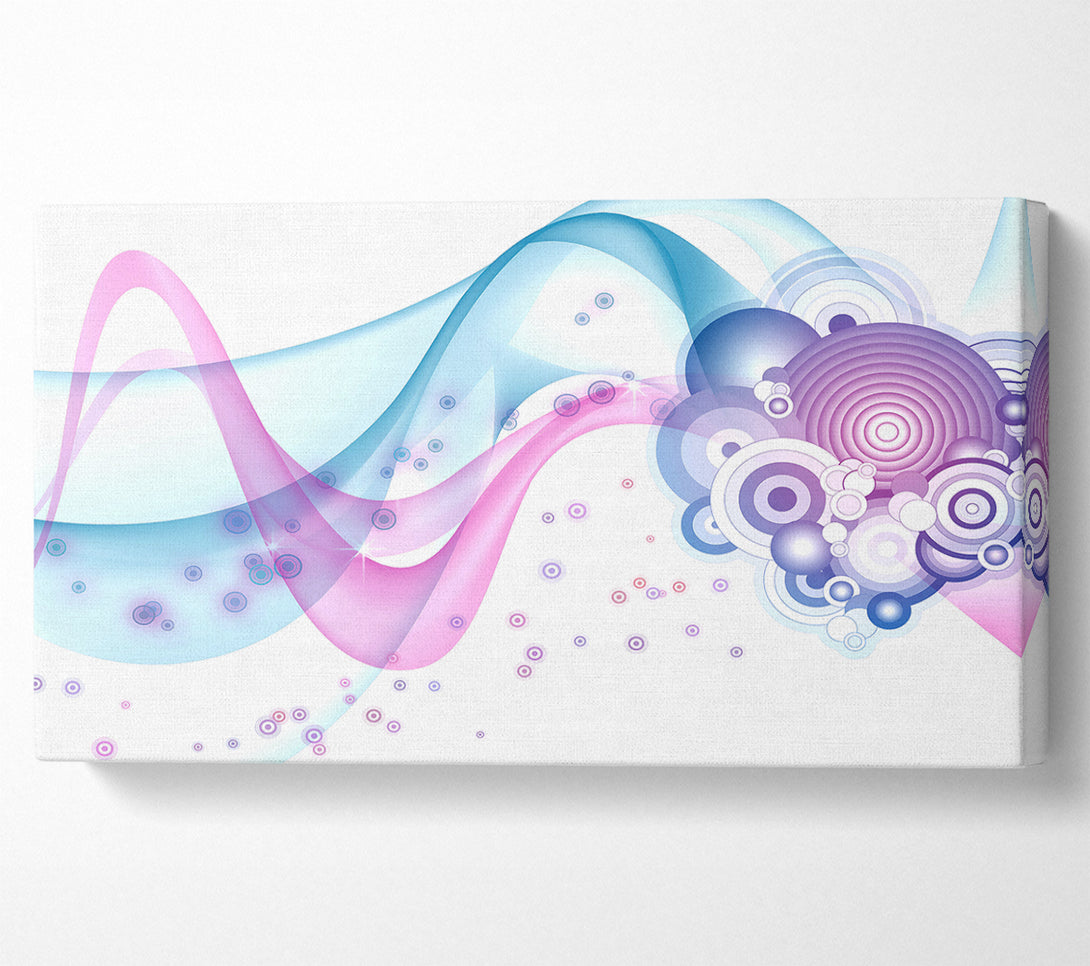  A Canvas Print of Baby Pink Blues Canvas Art