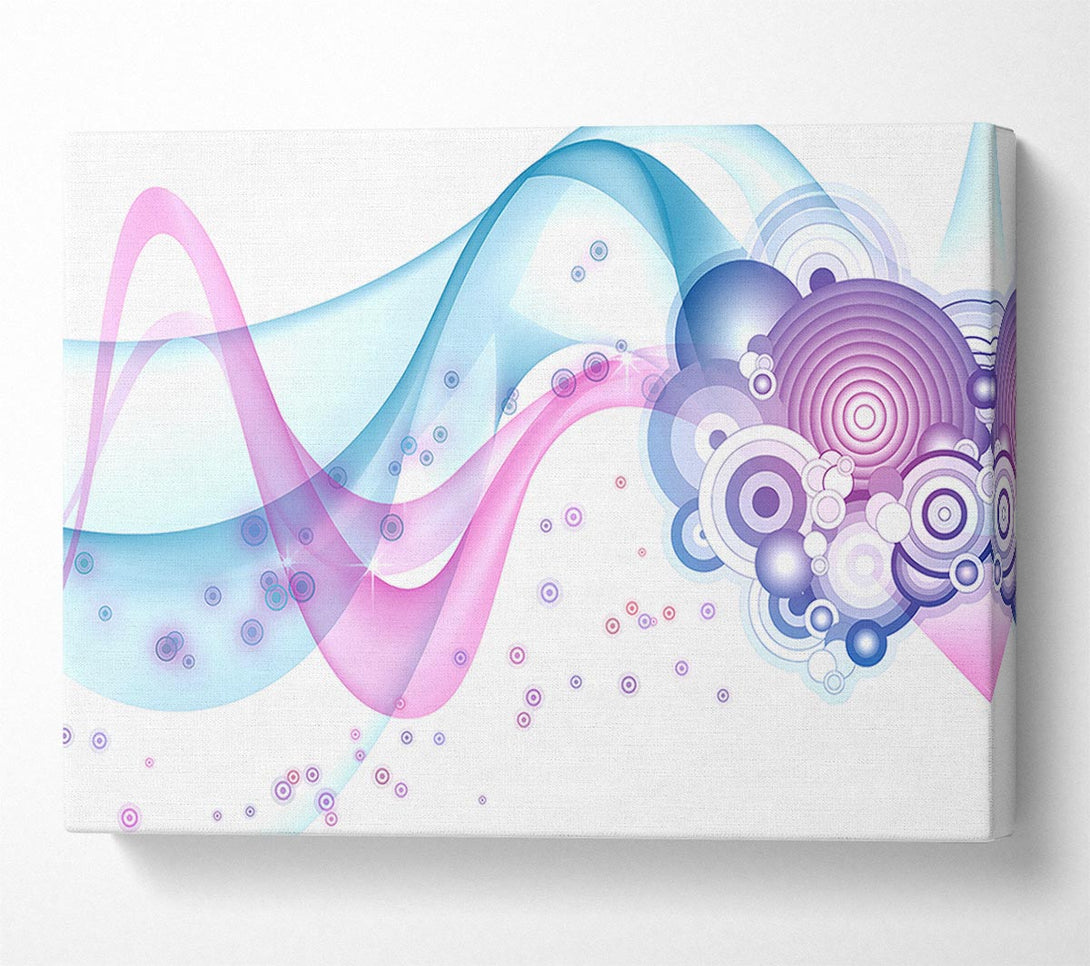  A Canvas Print of Baby Pink Blues Canvas Art