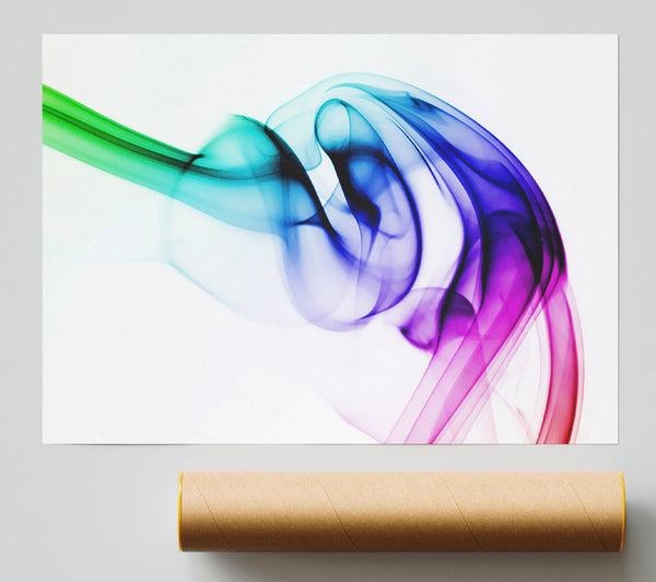 Vibrant Smoke Giclee Print