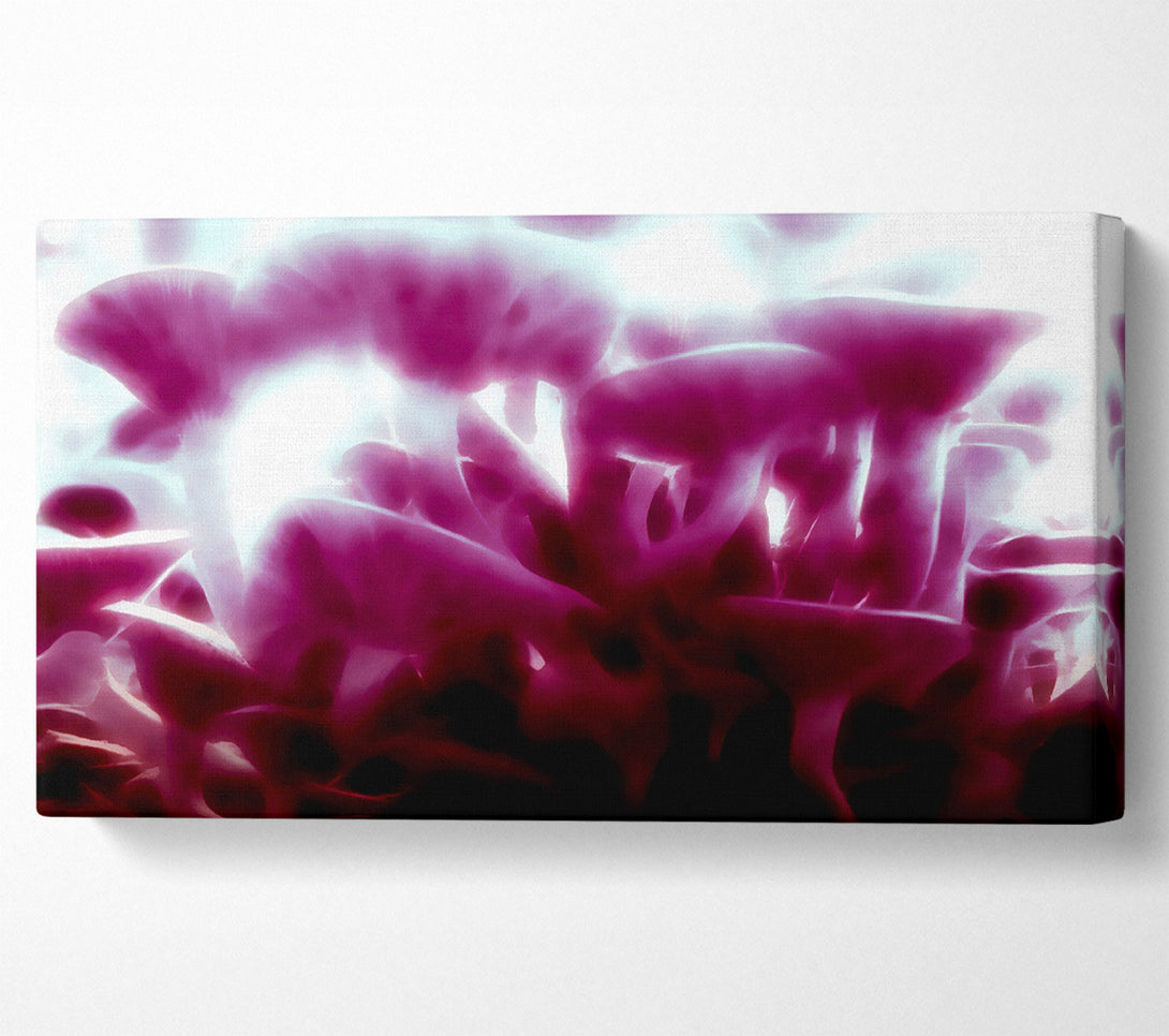  A Canvas Print of Vibrant Toad Stools Canvas Print