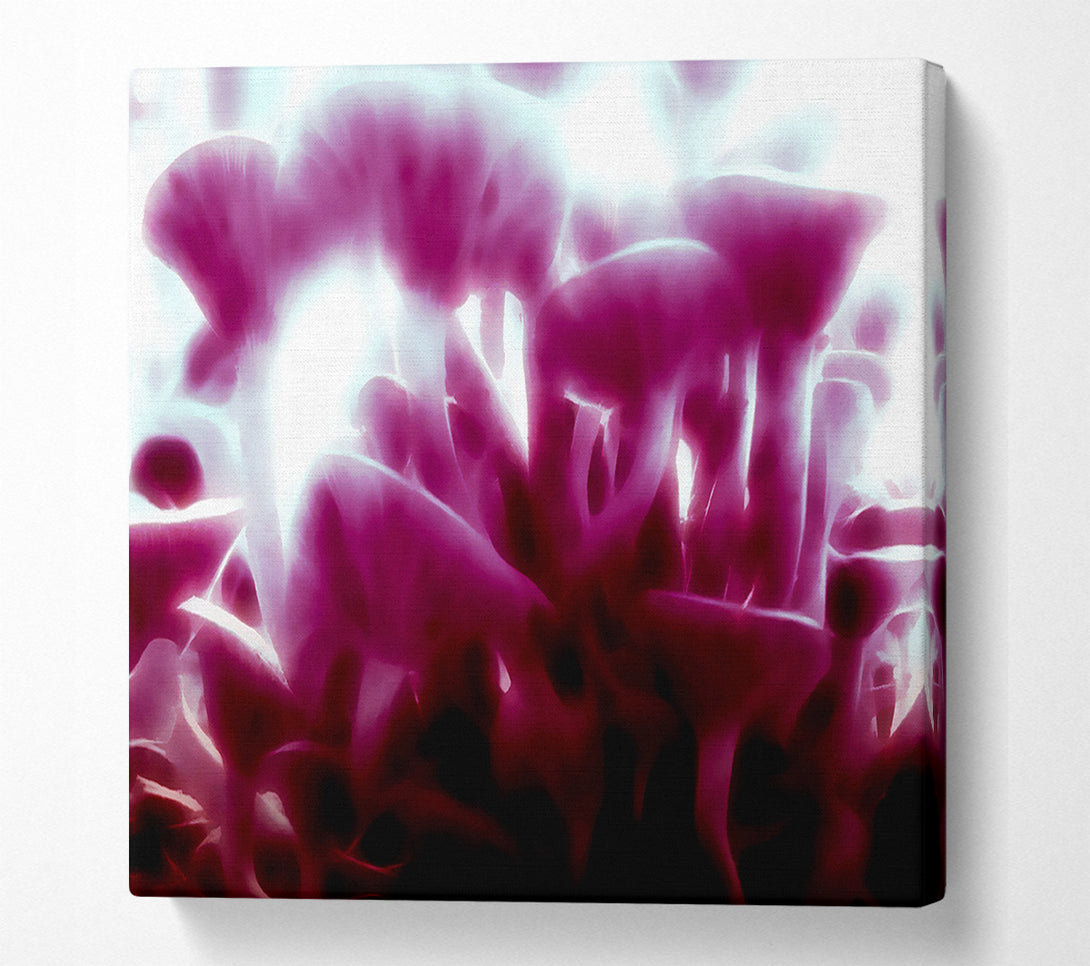  A Canvas Print of Vibrant Toad Stools Canvas Print