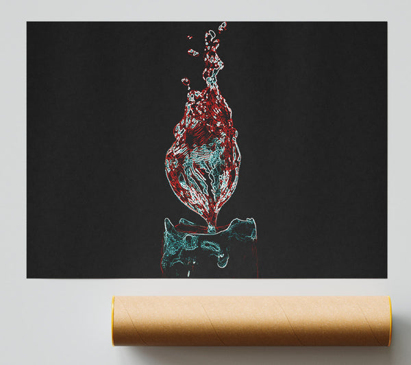 Water Candle Print
