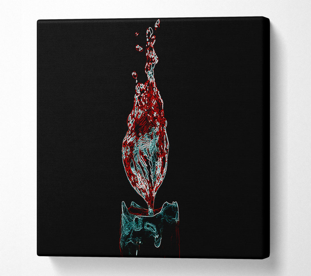  A Canvas Print of Water Candle Canvas Art