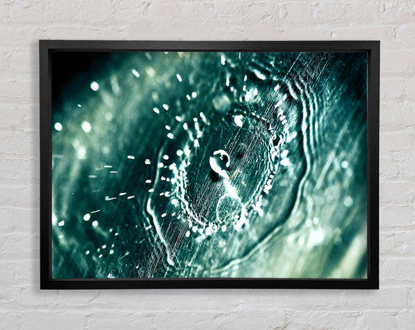 Water Splash Drop Framed Print