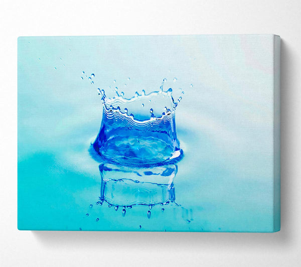  A Canvas Print of Water Splash Reflection Canvas Print