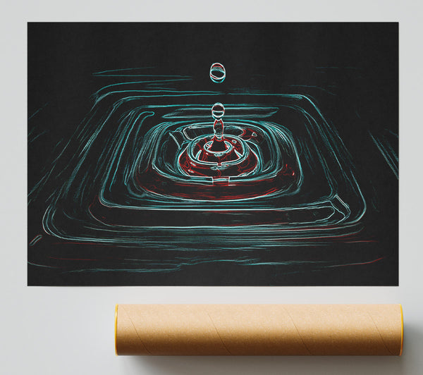 Water Squares Giclee Print