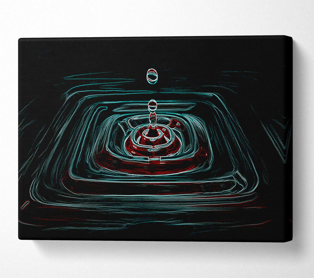  A Canvas Print of Water Squares Canvas Art