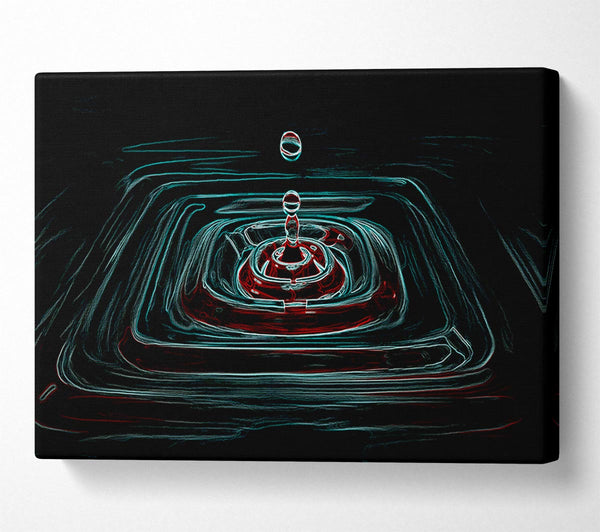  A Canvas Print of Water Squares Canvas Art