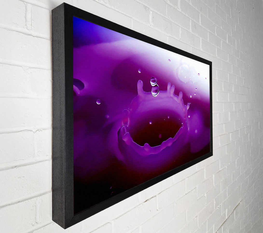  A Canvas Print of Wax Splash Canvas Art