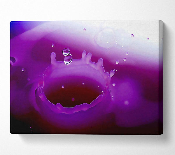  A Canvas Print of Wax Splash Canvas Art