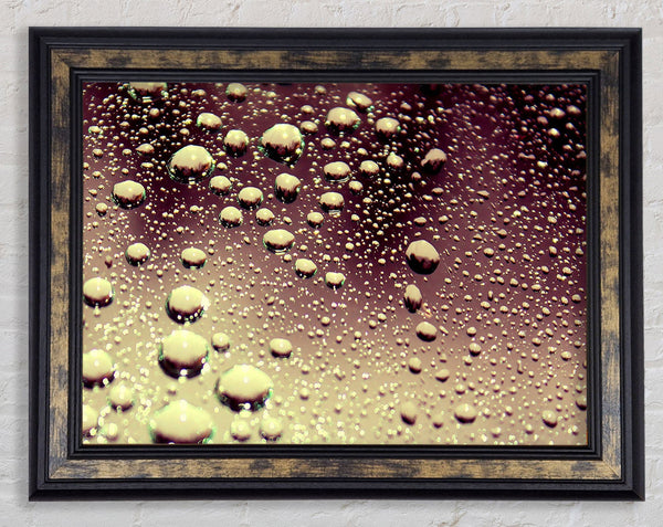Wet Surface Framed Print