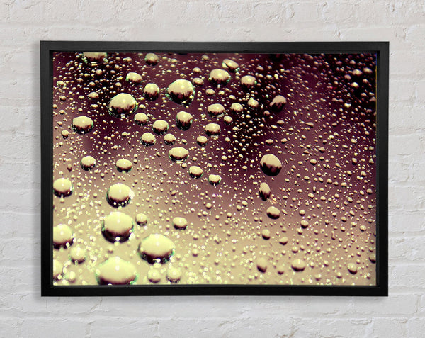 Wet Surface Framed Print