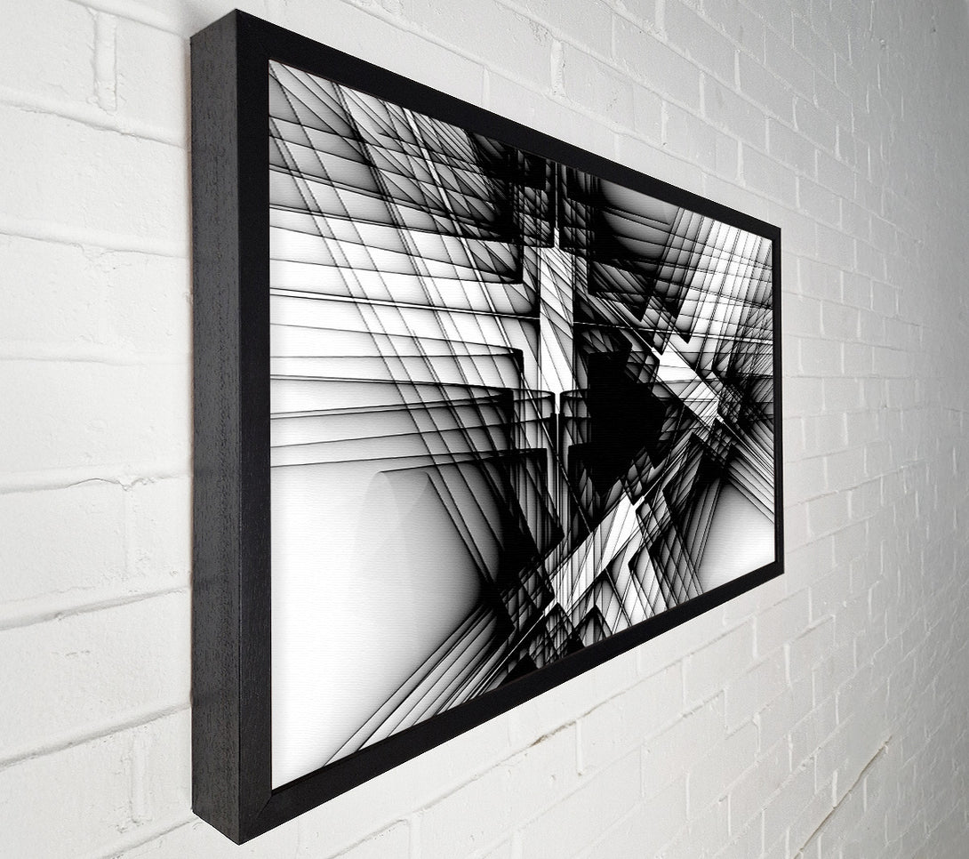  A Canvas Print of Where The Lines Cross Canvas Wall Art