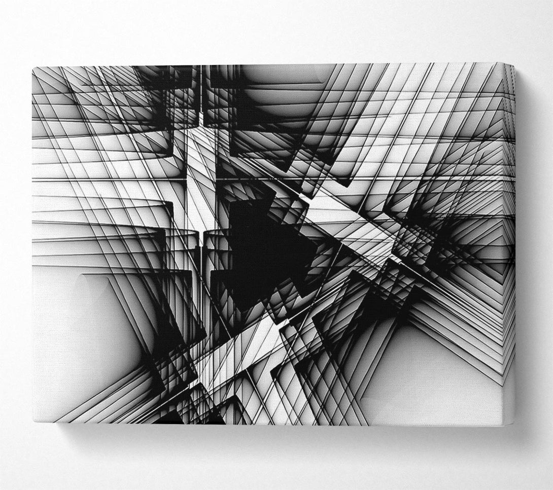  A Canvas Print of Where The Lines Cross Canvas Wall Art