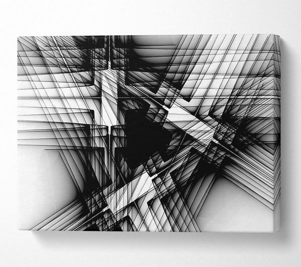  A Canvas Print of Where The Lines Cross Canvas Wall Art