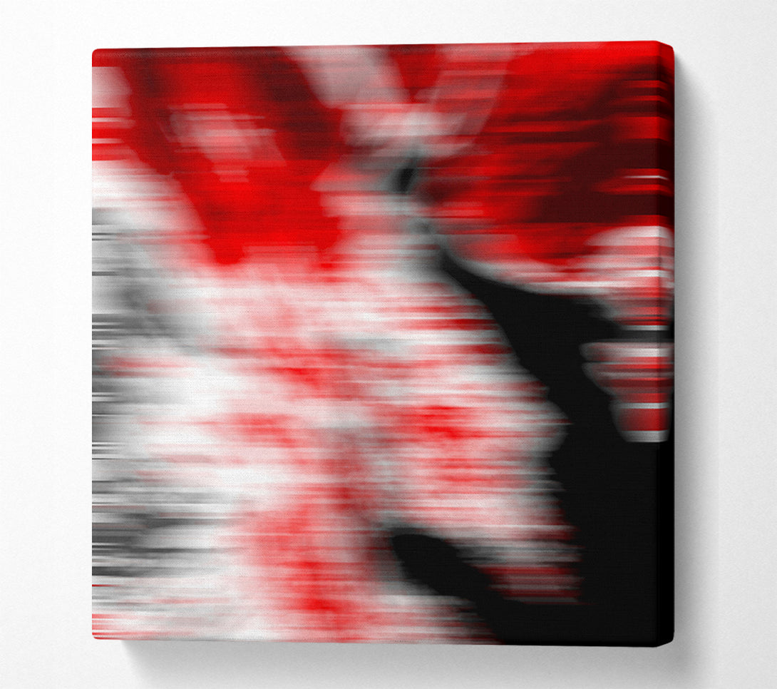  A Canvas Print of Wolf In The Night Canvas Wall Art