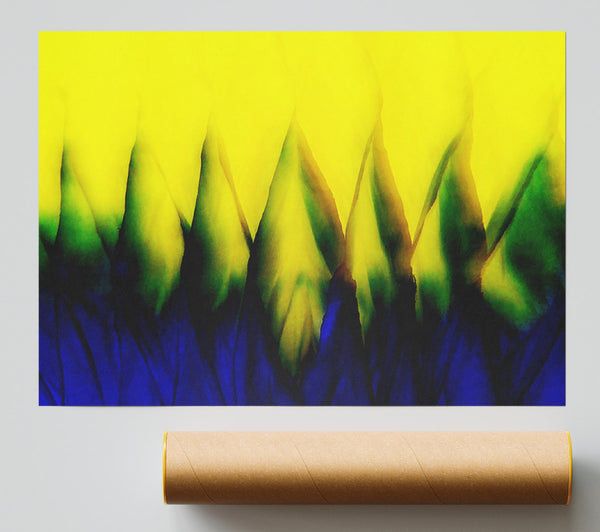 Yellow Takes Blue Giclee Print