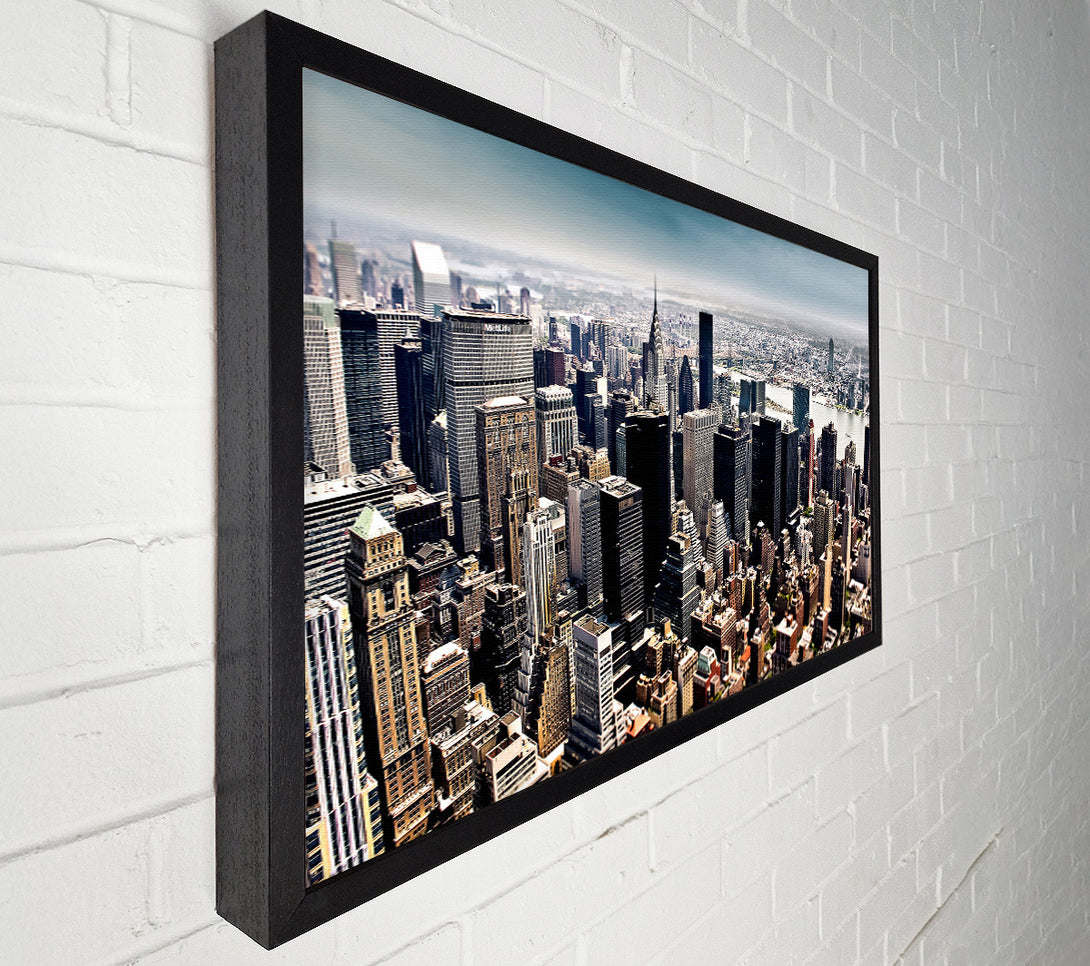  A Canvas Print of Aerial View Of New York City Canvas Wall Art