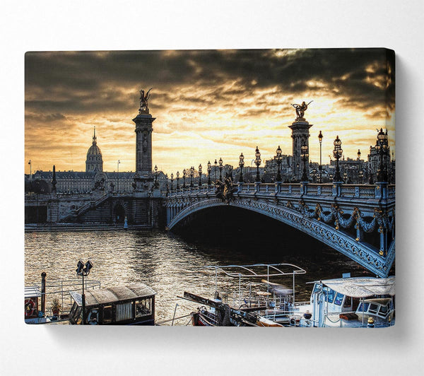  A Canvas Print of Alexander Bridge Paris Canvas Art