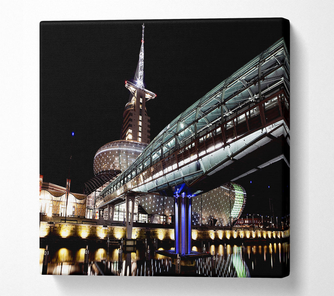 A Canvas Print of Architects Walkway Canvas Art