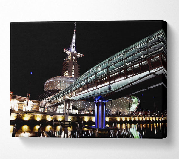  A Canvas Print of Architects Walkway Canvas Art