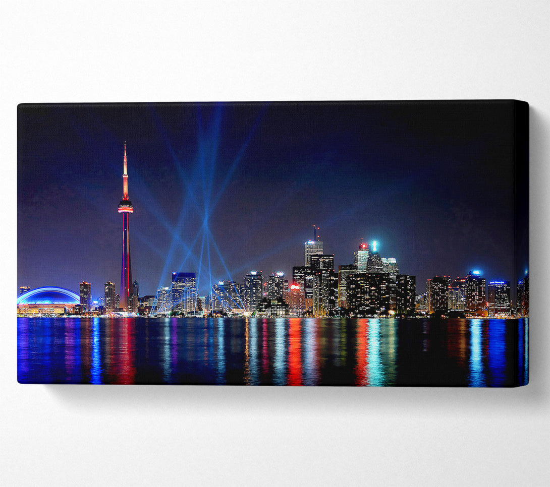  A Canvas Print of Auckland New Zealand Reflections Canvas Print
