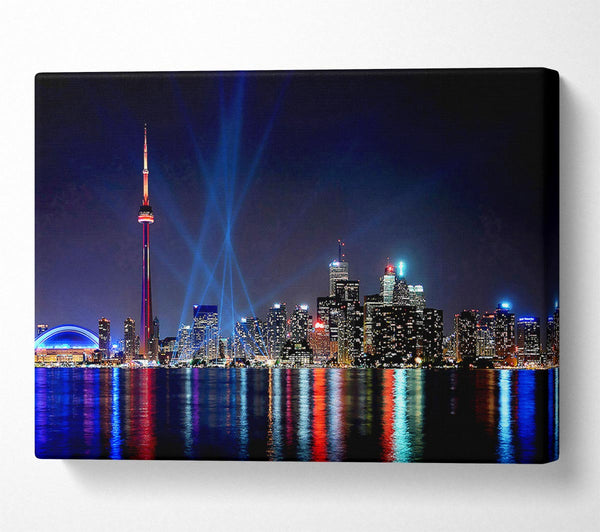  A Canvas Print of Auckland New Zealand Reflections Canvas Print