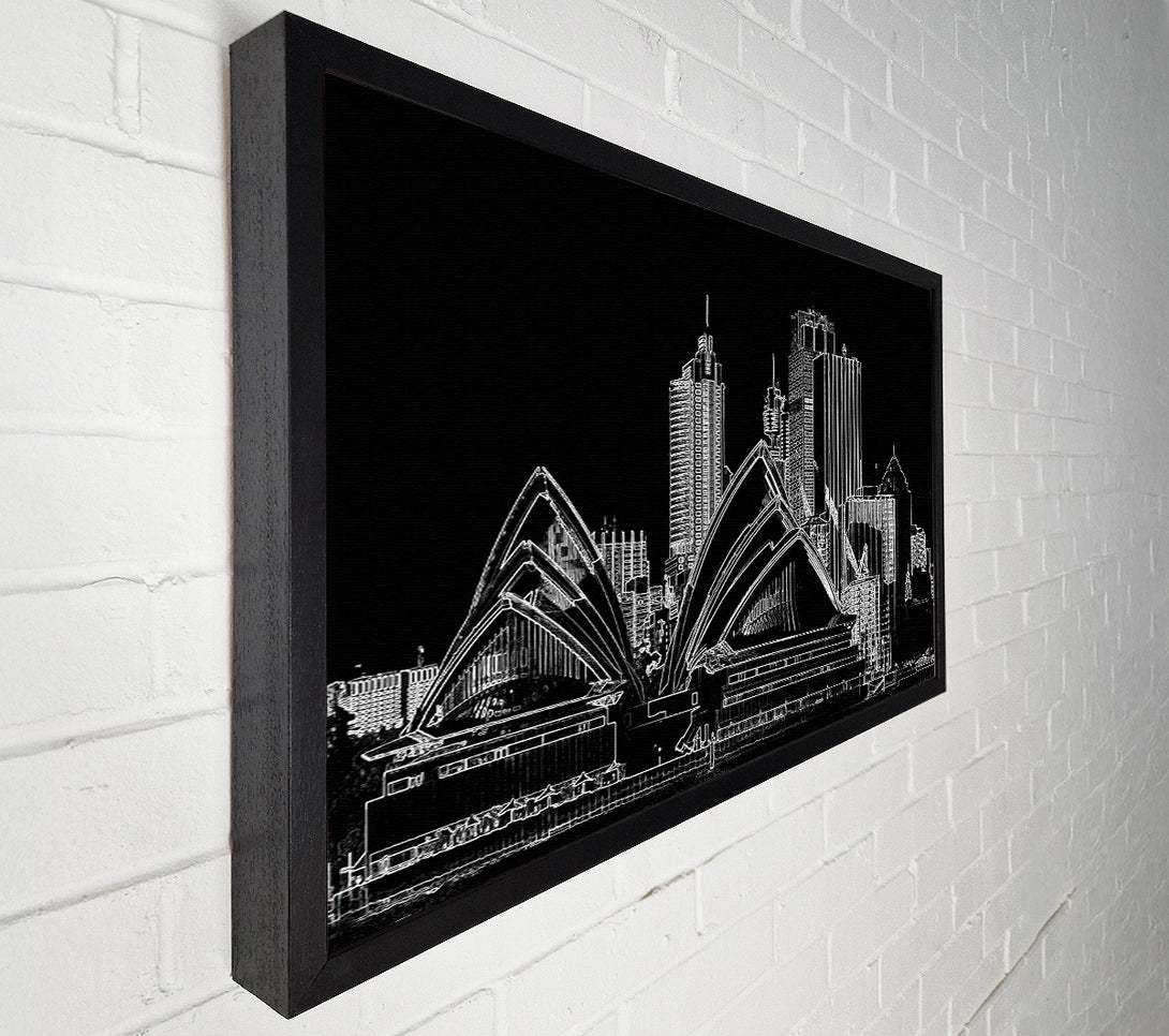  A Canvas Print of Australia Sydney Opera House Canvas Wall Art