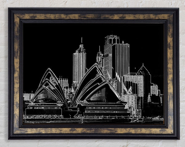 Australia Sydney Opera House Framed Print